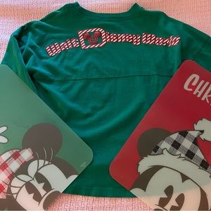 Disney Kids Green Christmas Spirit Jersey